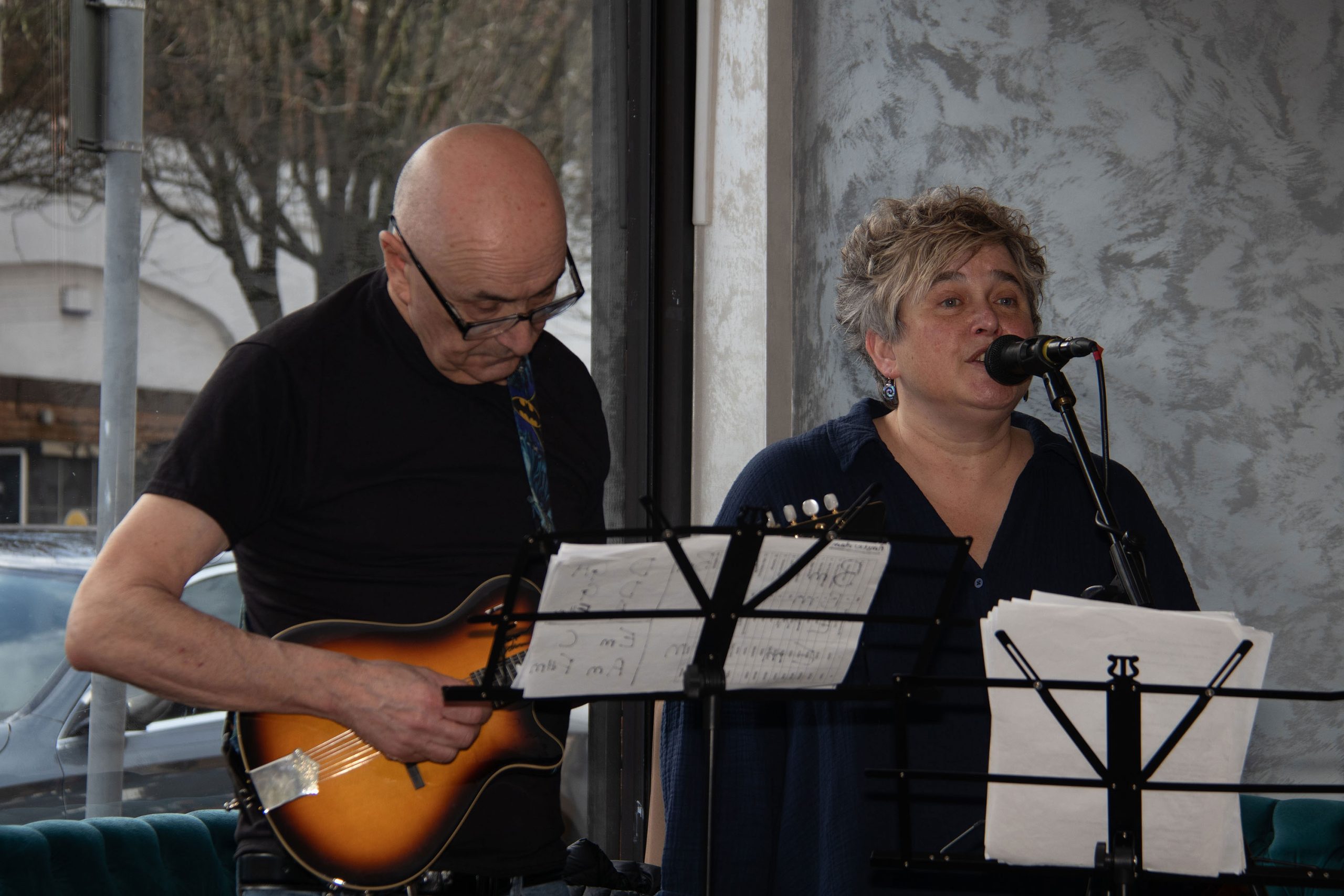 Horse to Water, band performing in a cafe