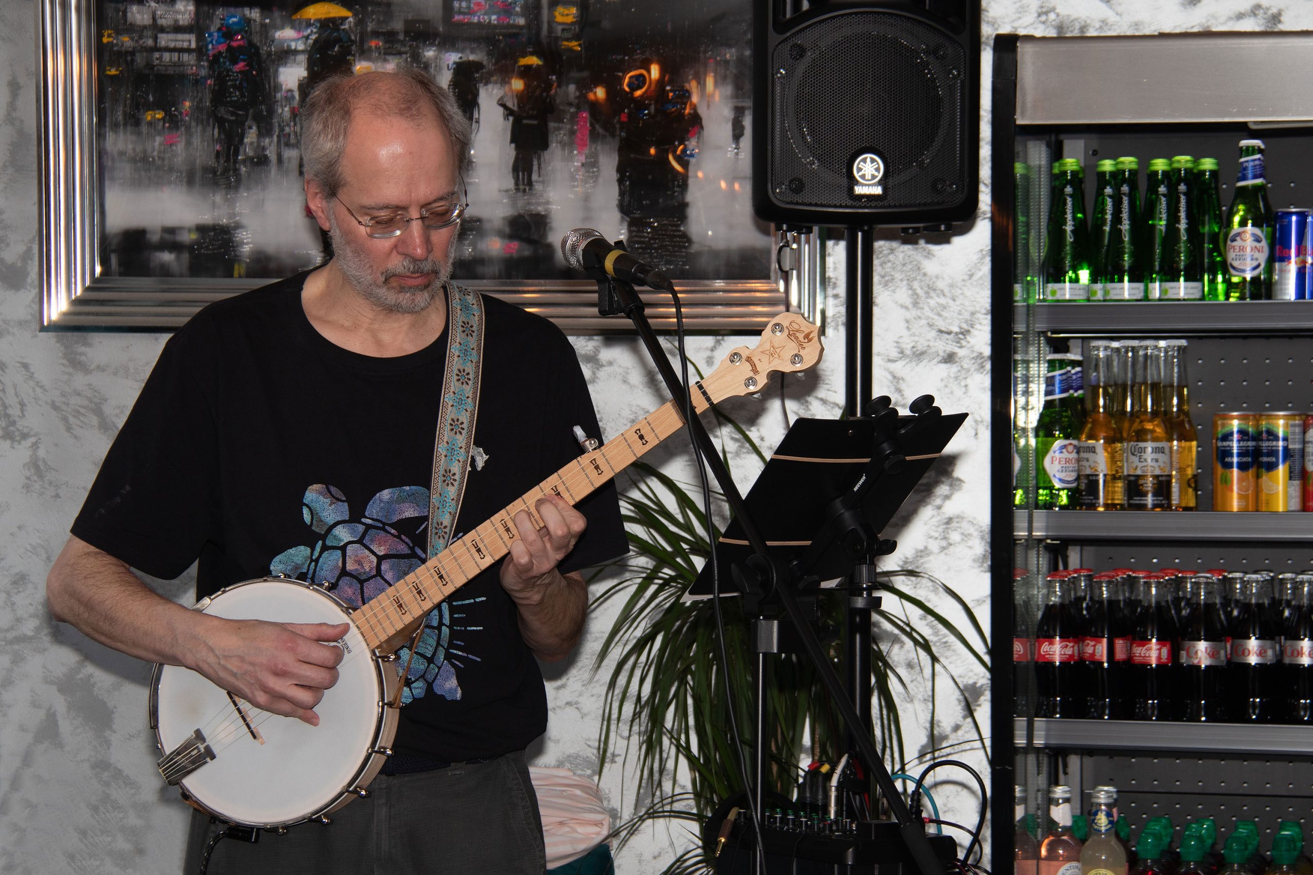 Horse to Water, band performing in a cafe