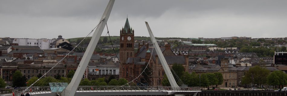 Seen on a Visit to Derry. The Peace Bridge in Derry